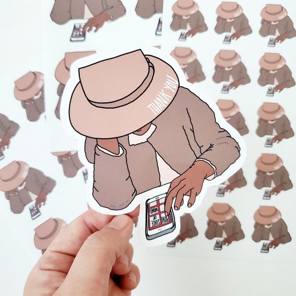 LB030.1 Posh State of Mind Sticker [Price Firm] - Picture 7 of 9